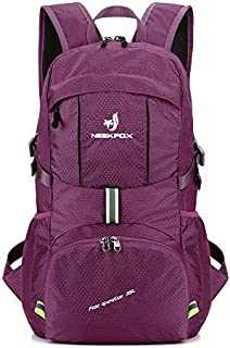 NEEKFOX Lightweight Packable Travel Hiking Backpack Daypack,35L Foldable Camping Backpack,Ultralight Outdoor Sport Backpack