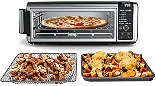 Ninja SP101 Foodi 8-in-1 Digital Air Fry, Large Toaster Oven, Flip-Away for Storage, Dehydrate, Keep Warm, 1800 Watts, XL Capacity, Stainless Steel