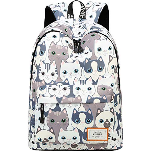 SHIPE Floral Backpack Women - 17 inch Multi-Function Waterproof School Bags