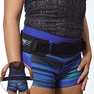 BackWonder SI Joint Belt By GNR  Sacroiliac Belt Supports Pelvis, Lower Back, Reduces Sciatica Nerve & Lumbar Pain  Comfortable SI Brace For Women & Men With Offset Buckle For a Better Fit - Large