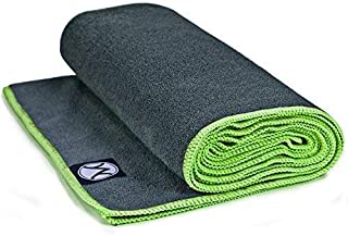 Youphoria Yoga Towel 24 x 72 - Microfiber Non Slip Yoga Mat Towel - Skidless Grip, Ultra Soft and Sweat Absorbent
