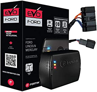 Fortin EVO-FORT1 Stand-Alone Add-On Remote Start Car Starter System For Ford IKT Round Metal Key Vehicles