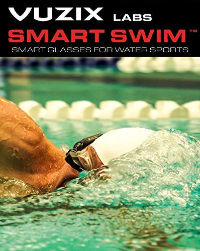 Holiday Sale! Vuzix Smart Swim Goggles, Activity Tracker with Full-Color Smart Display, Lap Timer, Compass, Pace, Distance, Form