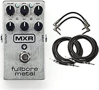 MXR M116 Fullbore Metal Distortion Pedal w/4 FREE Cables