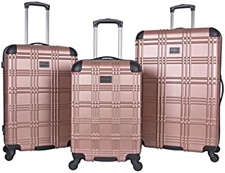 Ben Sherman Luggage Nottingham 3 Piece Hardside Spinner Luggage Set