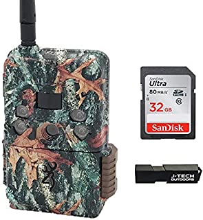 Browning Defender Wireless Pro Scout Cellular Trail Game Camera (Verizon) Bundle Includes 32GB Memory Card and J-TECH Card Reader (18MP) | BTCDWPS-VZW