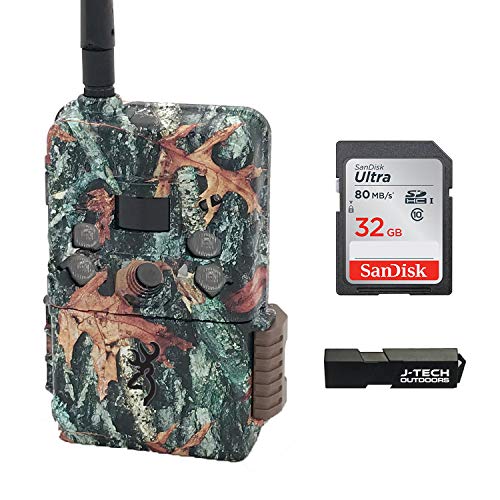 Browning Defender Wireless Pro Scout Cellular Trail Game Camera (Verizon) Bundle Includes 32GB Memory Card and J-TECH Card Reader (18MP) | BTCDWPS-VZW