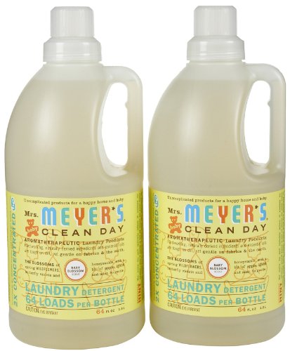 Mrs. Meyer's Clean Day Laundry Detergent - Baby Blossom - 64 oz - 2 pk
