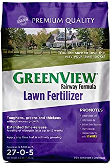 GreenView 2129187 Lawn Fertilizer Fairway Formula, 16.5 lb. -Covers 5,000 sq. ft