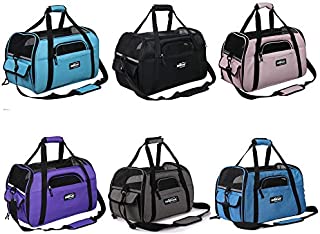 EliteField Soft Sided Pet Carrier (3 Year Warranty, Airline Approved), Multiple Sizes and Colors Available (Medium: 17