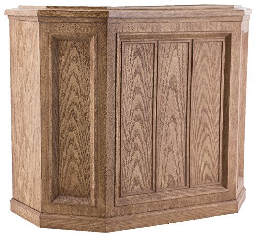 AIRCARE 696 400HB Whole House Credenza Evaporative Humidifier for 3600 sq. ft, Light Oak