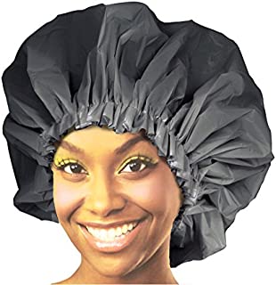 Donna Premium Collection Super Jumbo Shower Cap Black 22164