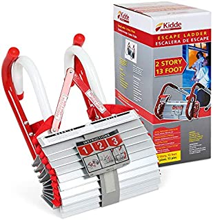 Kidde 468193 KL-2S, 2 Story Fire Escape Ladder with Anti-Slip Rungs, 13-Foot