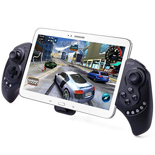 iPega PG-9023 Wireless Gamepad Game Controller, Telescopic Extendable Joystick for 5-10 inch Tablets Phones, Compatible with PC, Android, Samsung Galaxy Tab S3 S2 Note 9 Galaxy S10 S9+ S8+ Huawei