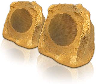 Bluetooth Outdoor Rock Speakers (Canyon Sandstone) - Stereo Pair