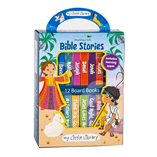 My Little Library: Bible Stories (12 Board Books & 3 Downloadable Apps!)