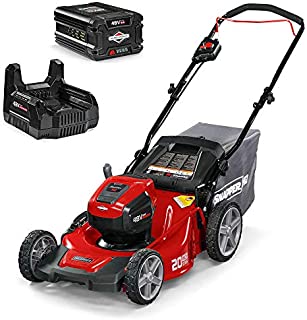 Snapper HD 48V MAX Cordless Electric 20-Inch Lawn Mower Kit with (1) 5.0 Battery and (1) Rapid Charger