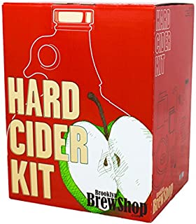 Brooklyn Brew Shop Hard Cider Making Kit: Starter Set with Reusable Glass Fermenter, Equipment, Ingredients - Perfect for Making Craft Hard Cider at Home GKCDR One EA
