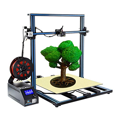 Creality CR-10 S5 Large Size 3D Printer with Dual Z-axis and Filament Sensor Resume Printing Semi-Assembled Printers DIY Kit Ideal for Industrial Work