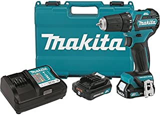 Makita FD07R1 12V MAX CXT Lithium-Ion Brushless Cordless Driver-Drill Kit, 3/8