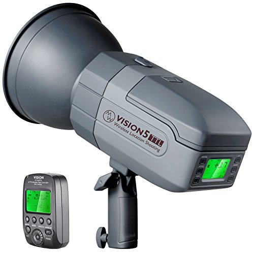 Neewer VISION5 400Ws 2.4G TTL Flash Strobe Compatible with Canon DSLR Cameras, 1/8000s HSS Monolight with Wireless Trigger,6000mAh Battery to Cover 500 Full Power Shots Recycle in 0.01-2.8 Sec