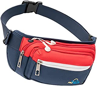 Fanny Packs For Men & Women By Pro Helios | Water Resistant Waist Bag For Outdoor Activities, Traveling, Hiking, Biking, Running & More | Fannie pack for women