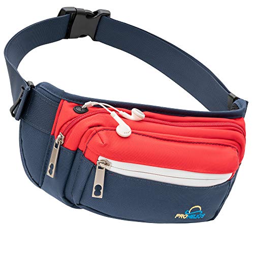 Fanny Packs For Men & Women By Pro Helios | Water Resistant Waist Bag For Outdoor Activities, Traveling, Hiking, Biking, Running & More | Fannie pack for women