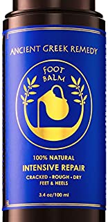 Organic Foot Cream, Dry Feet Moisturizer, Cracked Heel Treatment, Soft Feet Balm, Rough Foot Care Kit, Athletes Foot Lotion, Foot Peel Soften and Eliminator Mask, Callus Remover for Itchy Feet Repair