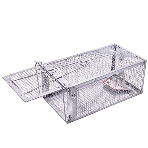 JGRZF Quality Chipmunk Trap 1 Door Humane Live Animal Mouse Cage Rat Mouse Mice Traps for Small Rodent Animals, for Indoor and Outdoor