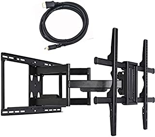 VideoSecu 24 inch Extension Full Motion Swivel Articulating TV Wall Mount Bracket for most 40