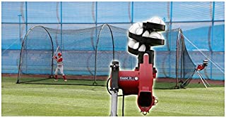 HEATER SPORTS COMPLETE HOME BATTING CAGE w/ HEATER JR. PITCHING MACHINE