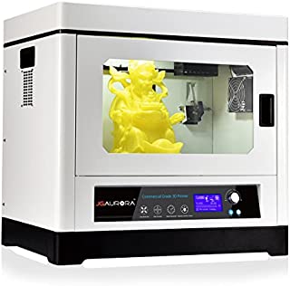 Large 3D Printer, JGAURORA 3D Printers A8 Extreme Accuracy Large Build Size 350x250x300mm Fully Closed Metal Structure Dual Motor Feeding Commercial Grade FDM Desktop 3D Printing Machine ABS PLA TPU