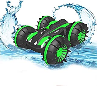 Pussan Toy Gifts for 5-10 Year Old Boys Amphibious Remote Control Car for Kids 2.4 GHz RC Stunt Car for Boys Girls 4WD Off Road Monster Truck Christmas Birthday Gifts Remote Control Boat Beach Toy