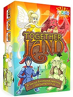 Togetherland Therapy Card Game for Kids - Develop Social Skills and Emotional Control - Perfect for Counselors Groups and Families - Helps with ADHD, Low Self-Esteem Impulse Anger Regulation and More