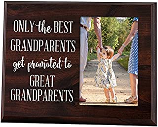 Elegant Signs Only The Best Grandparents Get Promoted Gift for Grandparents Ultrasound Picture Frame Gift for Great Grandpa Ultrasound Gift