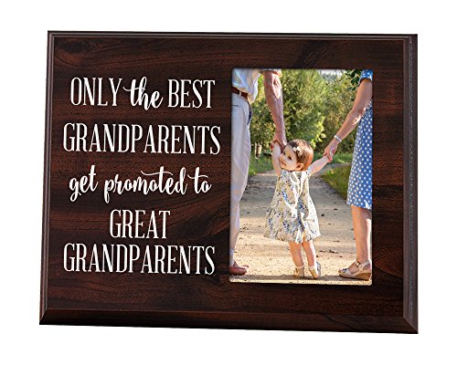 Elegant Signs Only The Best Grandparents Get Promoted Gift for Grandparents Ultrasound Picture Frame Gift for Great Grandpa Ultrasound Gift