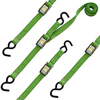 SmartStraps 10-Foot Cambuckle (4pk) 900 lbs Break Strength, 300 lbs Safe Work Load Tie Down Fragile and Lighter Loads for Transport  Offers More Security Than Rope