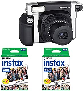 Fujifilm INSTAX Wide 300 Camera and 2 x Instax Wide Film Twin Pack - 40 Sheets