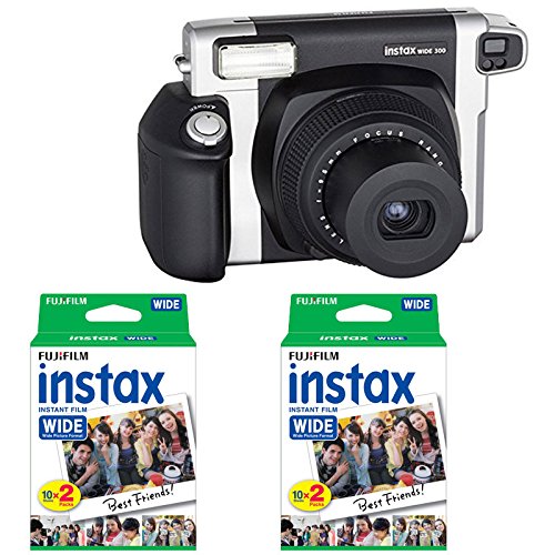 Fujifilm INSTAX Wide 300 Camera and 2 x Instax Wide Film Twin Pack - 40 Sheets