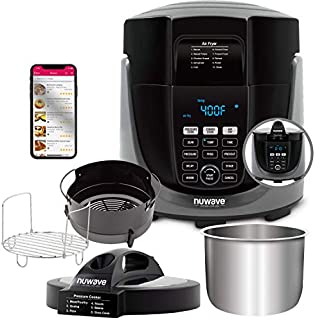 Nuwave 33801 Digital Air Fryer With Pressure Cooker, Black, 6 Quart