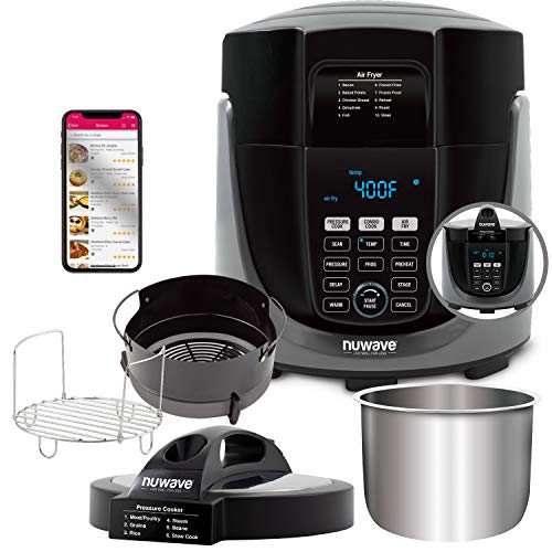 Nuwave 33801 Digital Air Fryer With Pressure Cooker, Black, 6 Quart