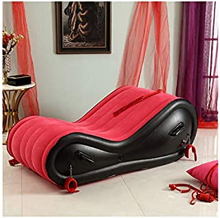 zeipy Së&x Sofa, Foldable Inflatable Sofa Chair Support Type Portable Yoga Chaise Lounge Chair ádult Sofa Bed with Armrest Pillow Couple Cushion Multifunctional Furniture