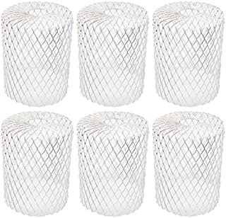 Gutter Guard [6 Pack] Leaf Filter Gutter Strainer & Downspout Guard - Better Than Roof Gutter Screen - Mesh Leaf Guards with Up to 4in Diameter - Gutter Drain Cover & Gutter Down Spout Rain Protector