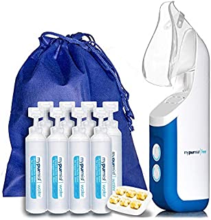 New! 2020 Model Mypurmist Free Ultrapure Handheld Personal Steam Inhaler (Cordless), Vaporizer and Humidifier