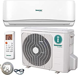 Innovair Air Conditioner Inverter Ductless Wall Mount Mini Split System Heat Pump Full Set with Kit 17-19 SEER (12,000 BTU 115V)