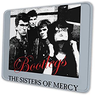 Sisters of Mercy bootlegs Mouse Pad Pattern Mousepad Non-Slip Rubber Gaming Mouse Pad Rectangle Mouse Pads for Computers Laptop 7 x 8.6 in
