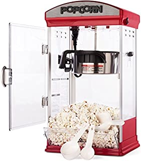 Carnus Home Popcorn Machine | Features Popcorn Maker with Popcorn Scoop, Measuring Cup, Butter Spoon | 4 ounce Kettle Popper