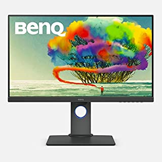 BenQ 27 2K QHD Monitor, Commercial/Graphics Design, Video Editing (PD2705Q), 100% sRGB, HDR, Grey, 27