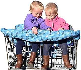 Double Shopping Cart Cover - Twins Shopping Cart Cover - Extra Large Shopping Cart Cover - Shopping Cart Cover - Shopping Cart Cover Costco - Cart Cover for Babies