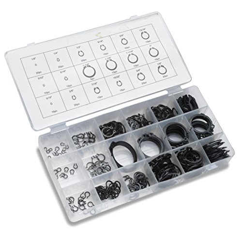 NEIKO 50458A Snap Ring Shop Assortment | 300 Piece | 18 Sizes (1/8